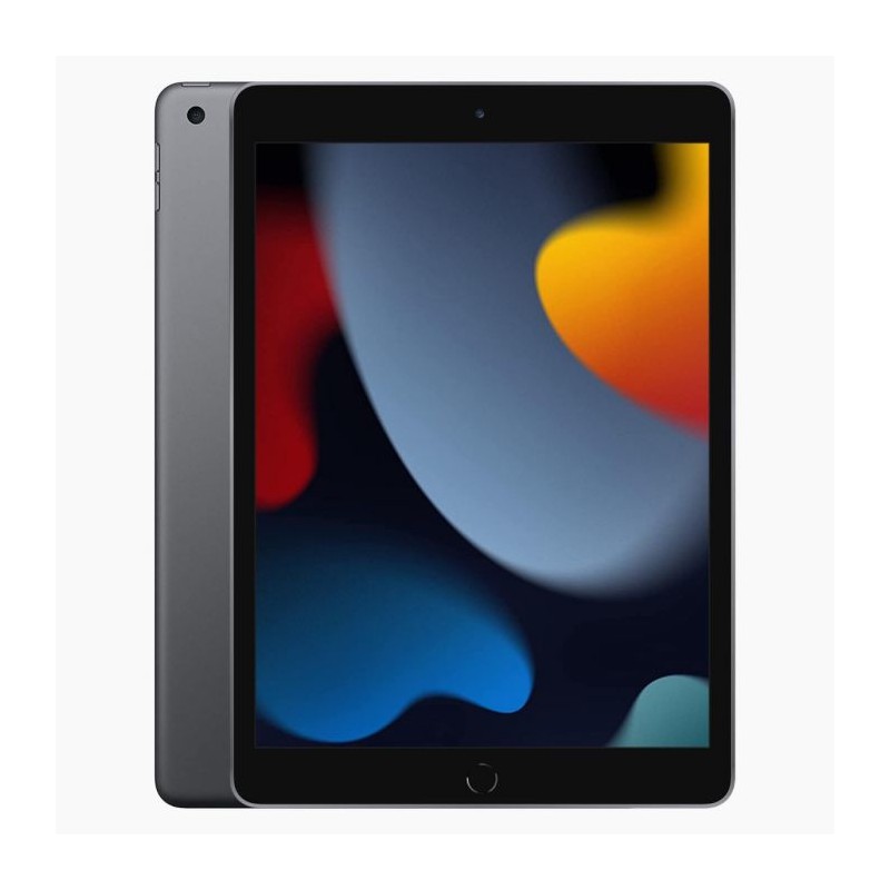 Brugte iPad Pro, Mini og Air - iPad 2021 (9. generation) 10,2" 64 GB Wi-Fi Space Gray (brugt med hjem-knappen trykket ned)