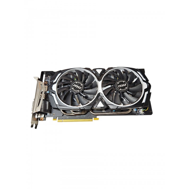 Brugte grafikkort - MSI Armor GTX 1070 OC 8GB GDDR5 grafikkort (brugt)