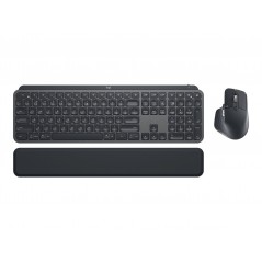 Logitech MX Keys Combo mus og trådløst tastatur med baggrundsbelysning, Bluetooth og Bolt