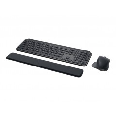 Logitech MX Keys Combo mus og trådløst tastatur med baggrundsbelysning, Bluetooth og Bolt
