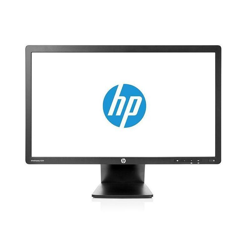 Brugte computerskærme - HP EliteDisplay E231 23" LED-skærm (brugt med store ridser på skærmen)