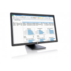 Brugte computerskærme - HP EliteDisplay E231 23" LED-skærm (brugt med store ridser på skærmen)