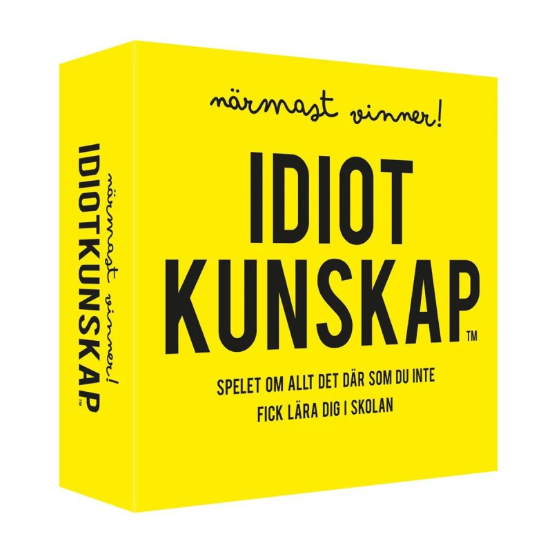 Spil & minispil - Quizspillet Idiotkunskap fra Kylskåpspoesi (på svensk)
