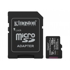 Kingston Canvas Select Plus 128 GB microSDXC UHS-I (Class 10) 100 MB/s inkl. adapter