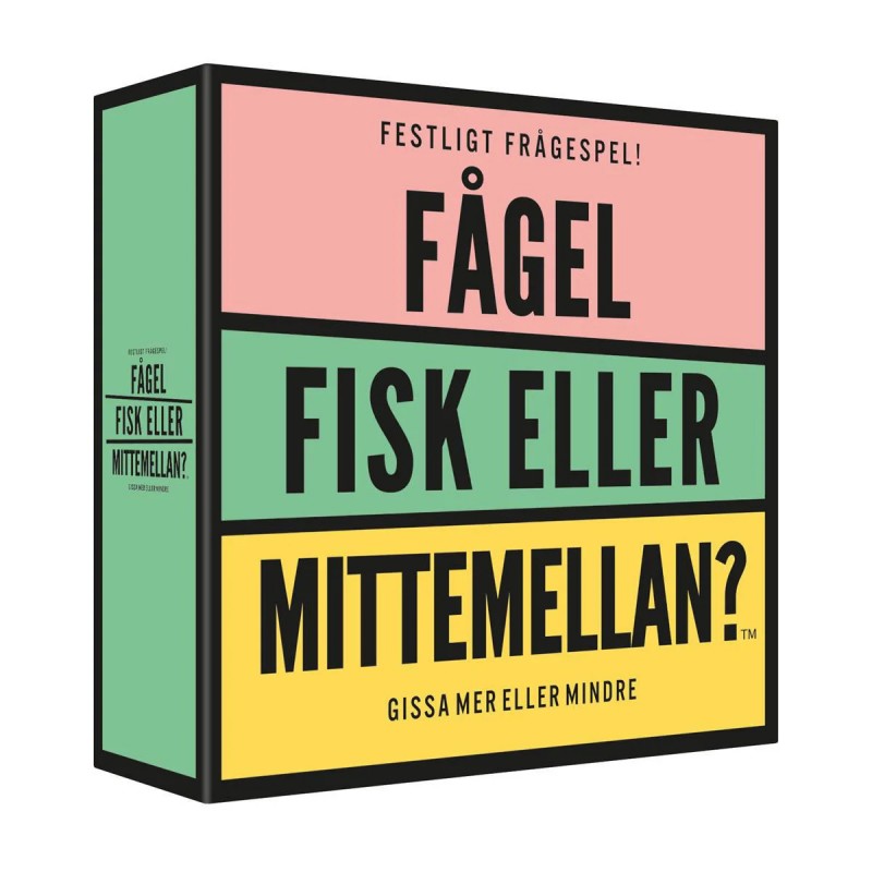 Spil & minispil - Quizspillet Fugl, fisk eller noget derimellem fra Kylskåpspoesi (på svensk)