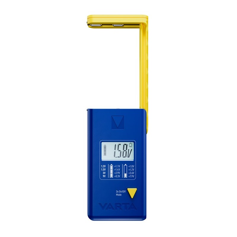 Batterier & batteri tester - VARTA digital batteritester med LCD
