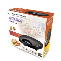 Sandwichgrill - Esperanza sandwichgrill med 1000 W effekt