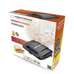 Sandwichgrill - Esperanza sandwichgrill med 1000 W effekt