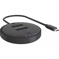 Dockingstationer til harddisk - Icy Box USB 3.2 Gen 2 USB-C-dockingstation til 2x M.2 SSD med kloningssupport