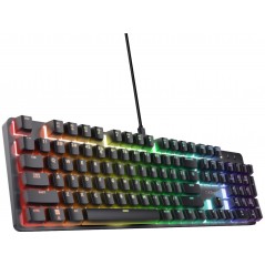 Trust mekanisk gamingtastatur med RGB-baggrundsbelysning - 25681 / ... Gaming-tastatur - Trust mekanisk gamingtastatur med RGB-baggrundsbelysning