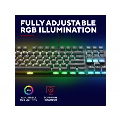 Trust mekanisk gamingtastatur med RGB-baggrundsbelysning - 25681 / ... Gaming-tastatur - Trust mekanisk gamingtastatur med RGB-baggrundsbelysning