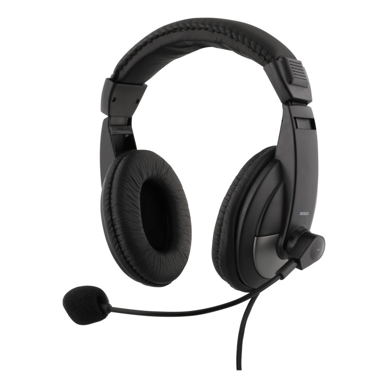 Gamingheadsets - Deltaco over-ear-headset med USB-C