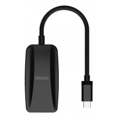 Deltaco USB-C til DisplayPort-adapter med understøttelse af 8K ved 30 Hz
