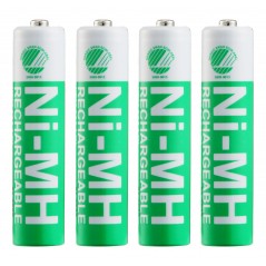 Batterier & batteri tester - Deltaco USB-drevet batterioplader (4-6 timer) inklusive 4x AAA-batterier