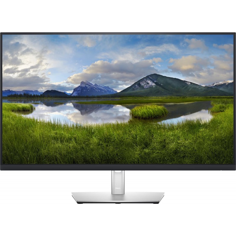 Brugte computerskærme - Dell P3221D 32" 2560 x 1440 LED-skærm med IPS-panel og USB-C 65W PD (brugt med store ridser)