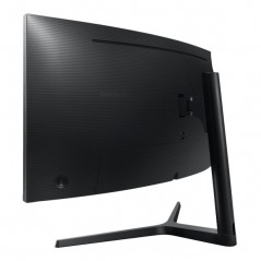 Brugte computerskærme - Samsung 34" buet skærm 3440x1440 med USB-C 65W PD (brugt)