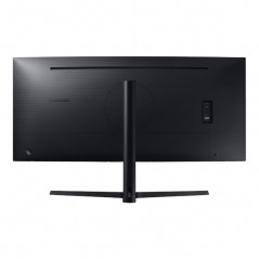 Brugte computerskærme - Samsung 34" buet skærm 3440x1440 med USB-C 65W PD (brugt)
