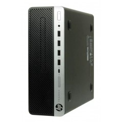 Brugt stationær computer - HP ProDesk 600 G3 SFF i5 (gen 6) 16GB 256GB W10P (brugt)