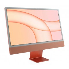 iMac M1 2021 23.5" 16GB 512GB SSD 4.5K Retina Orange (brugt)