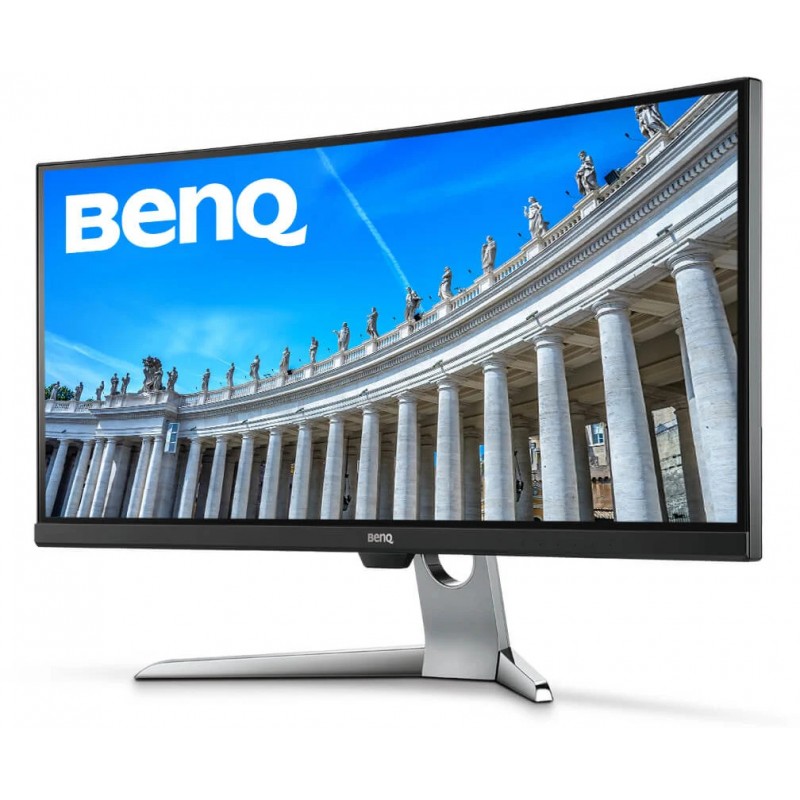 Brugte computerskærme - BenQ 35" buet skærm 3440x1440 100 Hz med USB-C og HDR (brugt)
