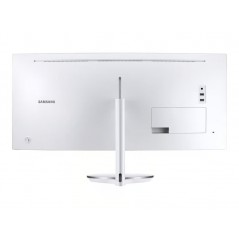 Brugte computerskærme - Samsung 34" buet skærm 3440x1440 Quantum Dot med Thunderbolt 85W PD (brugt med ridser på foden)