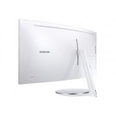 Brugte computerskærme - Samsung 34" buet skærm 3440x1440 Quantum Dot med Thunderbolt 85W PD (brugt med ridser på foden)