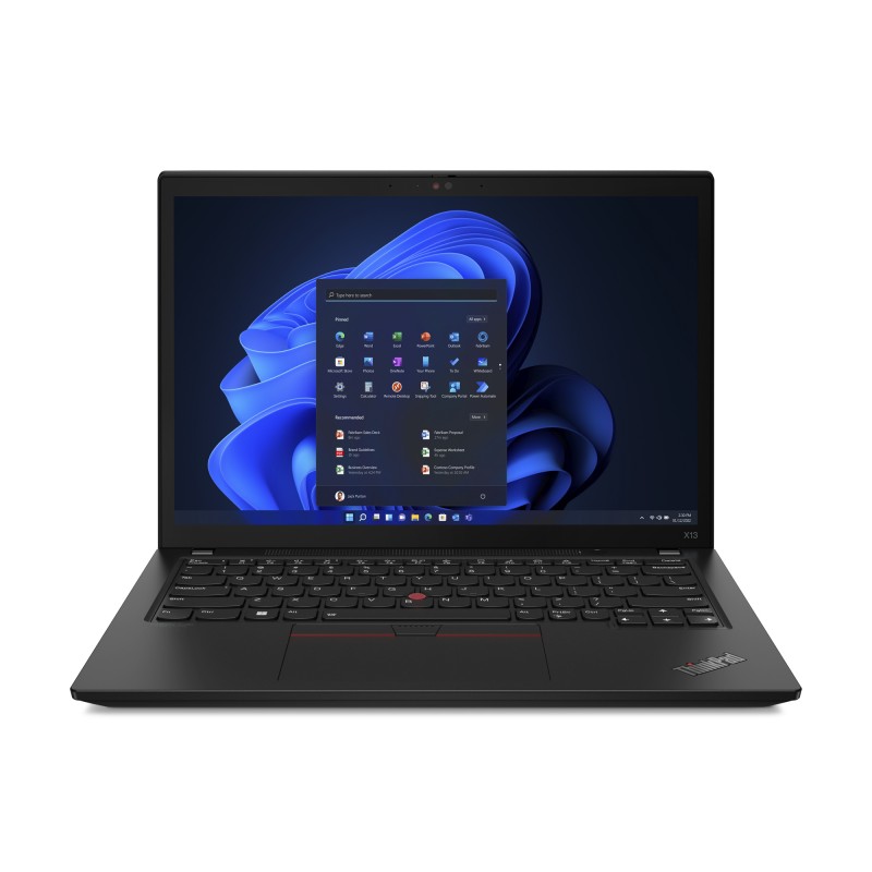 Brugt bærbar computer 13" - Lenovo ThinkPad X13 G3 13,3" Full HD i7-1270P 32GB 512GB W11P (brugt med lille ridse skærm)