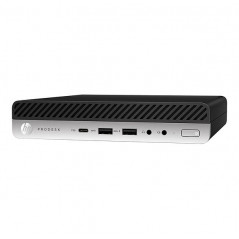 HP ProDesk 600 G5 Mini i3 8GB 256GB W11P med WiFi (brugt)