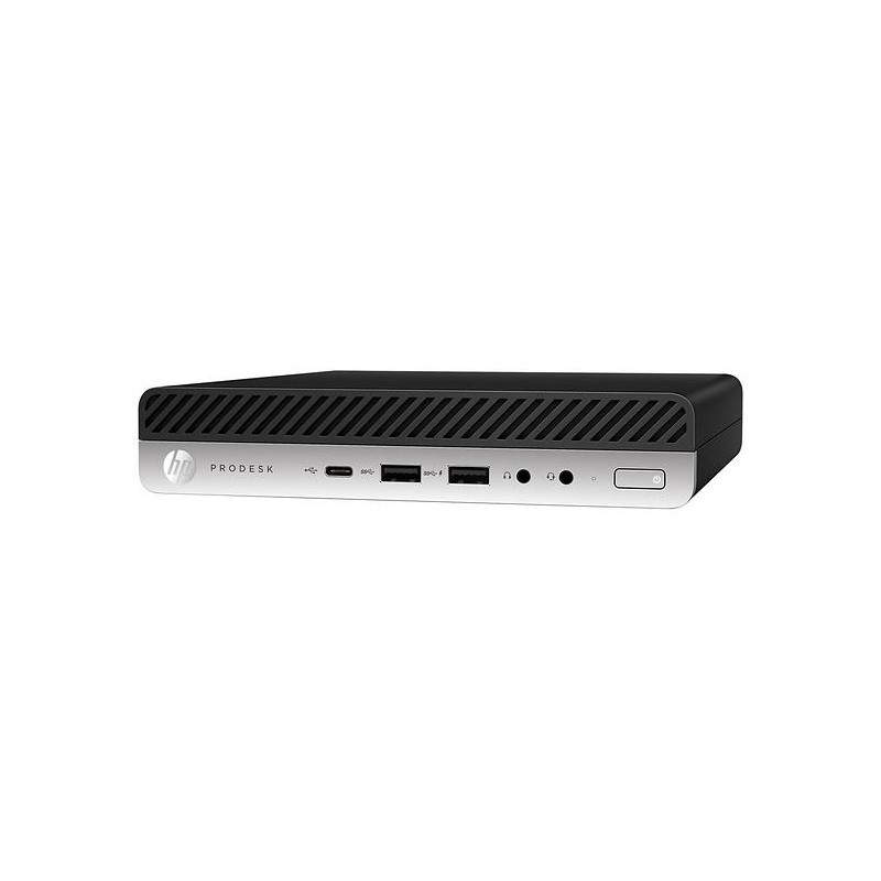 Brugt stationær computer - HP ProDesk 600 G5 Mini i3 8GB 256GB W11P med WiFi (brugt)