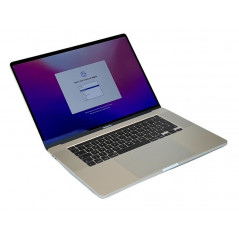 Brugt bærbar computer 16" - MacBook Pro 16-tommer 2019 med Touchbar i7 16GB 512GB Sølv (brugt med små mærker på skærmen)