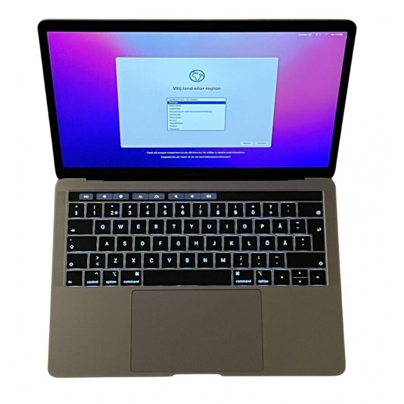 Brugt MacBook Pro - MacBook Pro M1 2020 Touchbar 13,3" 8 GB 512 GB Space Gray (brugt med lille ridse)