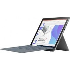 Microsoft Surface Pro 7 Plus 12,3" i5 11th 16GB 256GB Platinum W11P med 4G og tastatur (brugt med lille ridse)