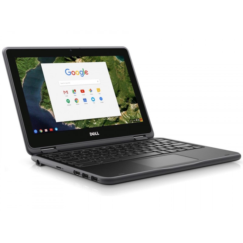 Brugt laptop 12" - Dell Chromebook 3180 11,6" HD Intel 4 GB 32 GB (brugt med kosmetiske skærmproblemer)