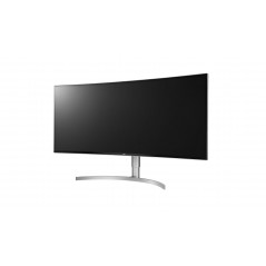 Brugte computerskærme - LG 38" buet IPS-skærm, 3840x1600, med USB-C 60 W PD (brugt)