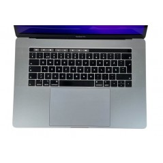 Brugt MacBook Pro - MacBook Pro 15-tommer 2018 i7 32GB 512GB Sølv (brugt med små mærker på skærmen)