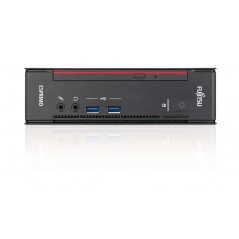 Brugt stationær computer - Fujitsu Esprimo Q556 Mini PC i3 (gen 6) 8GB 128GB W10P med WiFi (brugt)