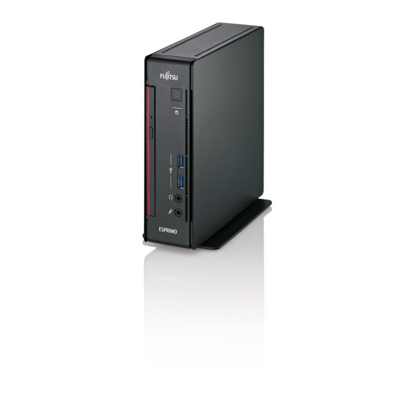 Brugt stationær computer - Fujitsu Esprimo Q556 Mini PC i3 (gen 6) 8GB 128GB W10P med WiFi (brugt)