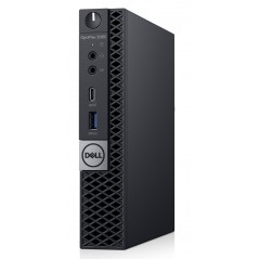 Dell OptiPlex 5060 Micro i5 8GB 128GB W11P med WiFi (brugt)