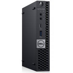 Brugt stationær computer - Dell OptiPlex 5060 Micro i5 8GB 128GB W11P med WiFi (brugt)
