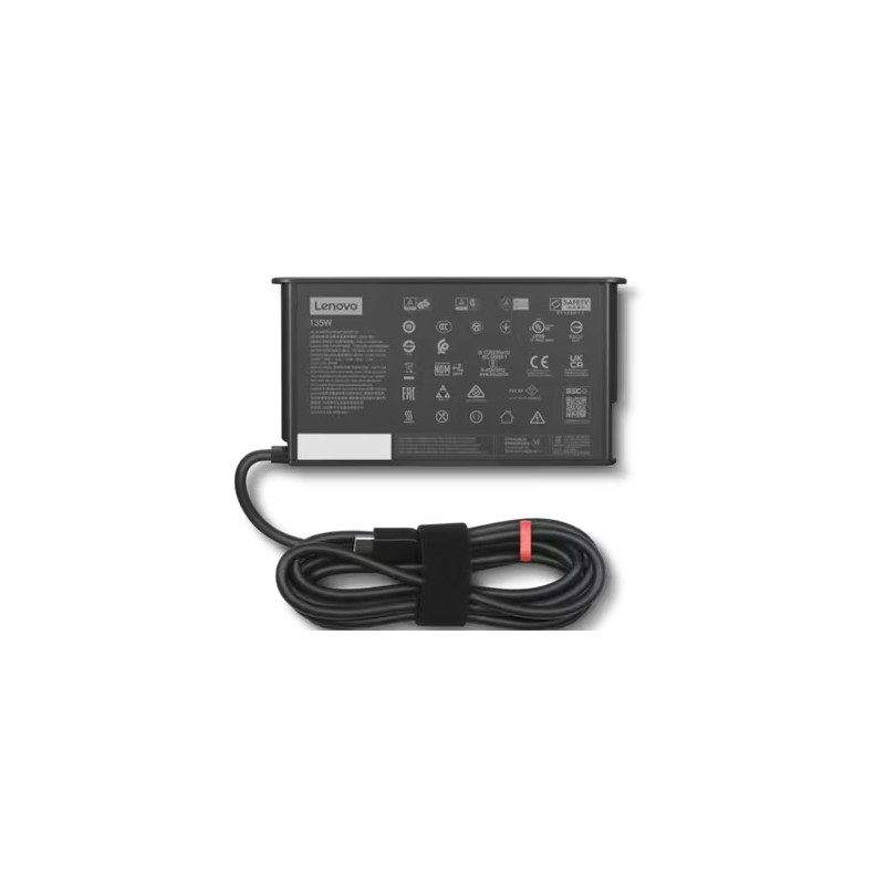 Lenovo oplader - Lenovo original 135W USB-C computeroplader (AC-adapter) med strømkabel