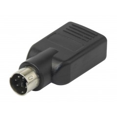 Deltaco USB-til-PS/2-adapter til mus og tastatur