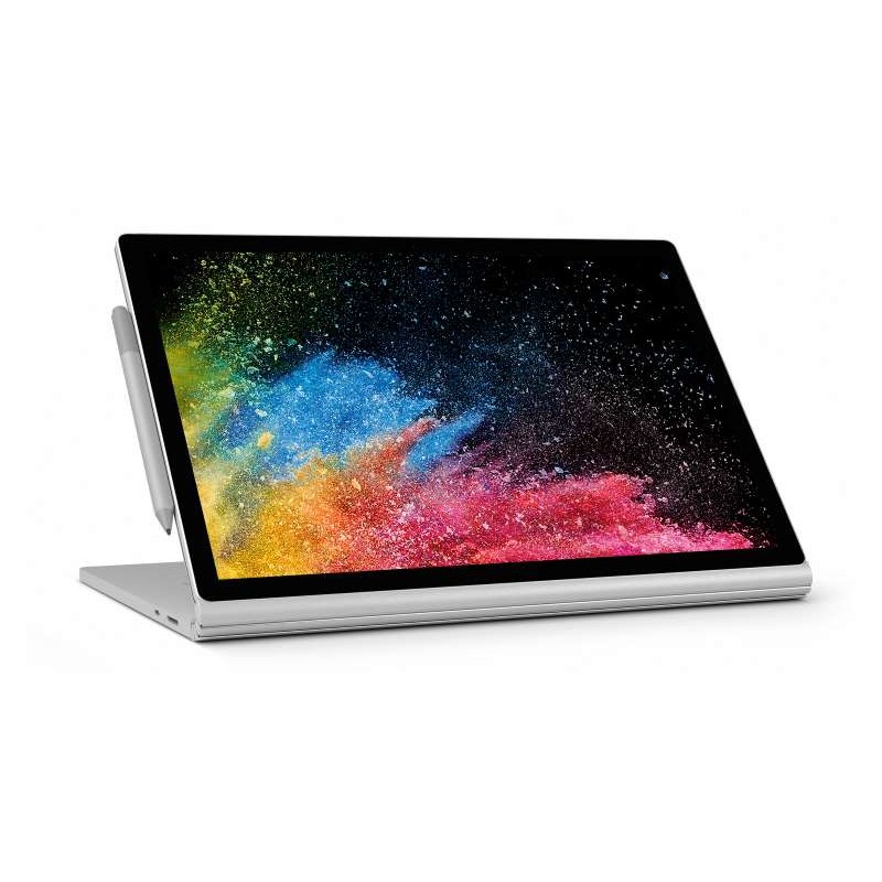 Brugt bærbar computer 13" - Microsoft Surface Book 2 13,5" Touch 3K i7 16GB 512GB GTX 1050 W11P (brugt med lille ridse skærm)