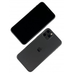 iPhone 11 Pro 64GB Space Gray med 1 års garanti (brugt med nyt batteri) (D-klasse)