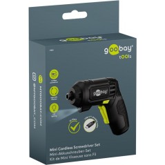 Boremaskine & skruetrækker - Goobay batteridrevet skruetrækker med 28 bits