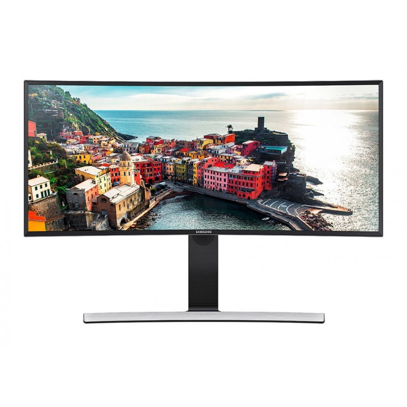 Brugte computerskærme - Samsung S34E790C 34" buet skærm 3440x1440 med VA-panel (brugt)
