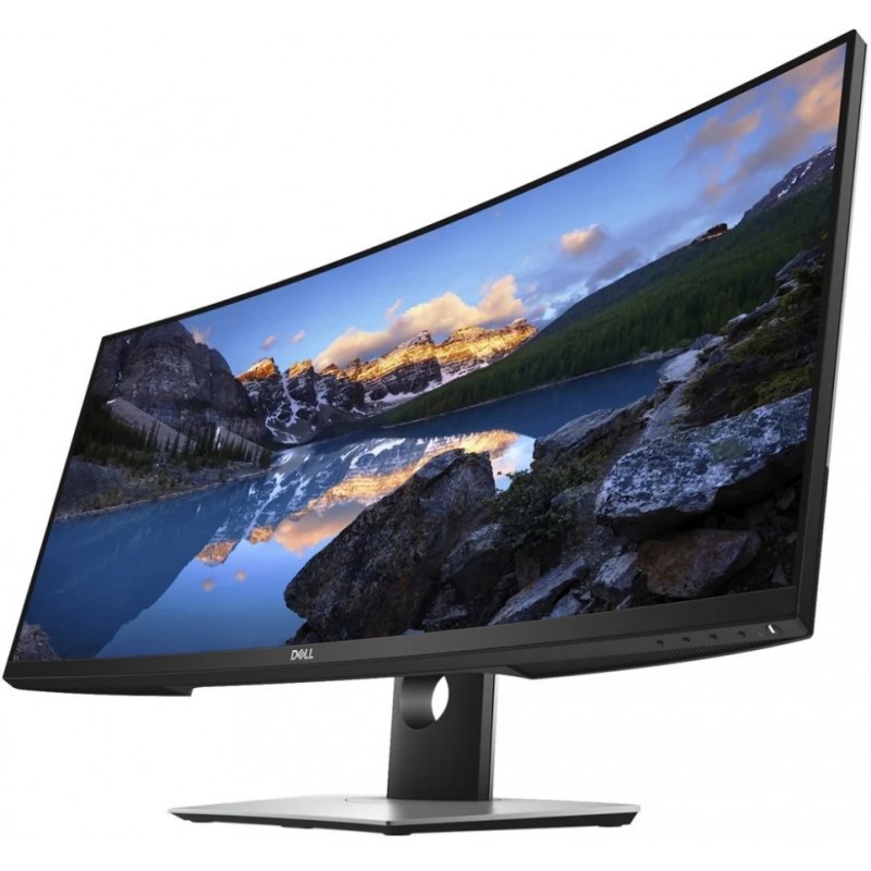 Brugte computerskærme - Dell P3418HW 34" buet ergonomisk IPS-skærm 2560 x 1080 DP/HDMI/MDP (brugt)