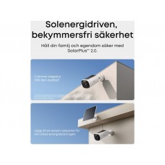 Videokamera - Eufy EufyCam 2 stk. E40-overvågningskameraer samt HomeBase S380