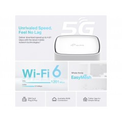 Trådløs router - TP-Link Archer NX200 trådløs 5G-router/4G-router med WiFi 6 Dual Band