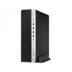 Brugt stationær computer - HP EliteDesk 800 G4 SFF i7 8GB 256GB W11P med DVD (brugt)