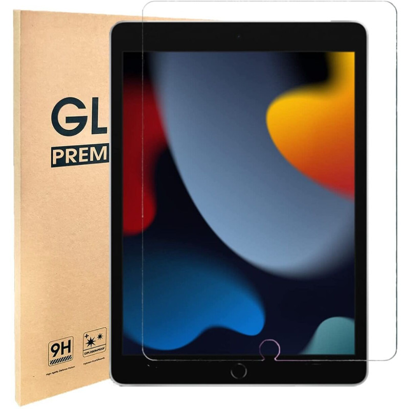Skærmbeskyttelse til iPad - Skærmbeskyttelse af hærdet glas til iPad 10,2" (2019/2020/2021) 7., 8. og 9. generation